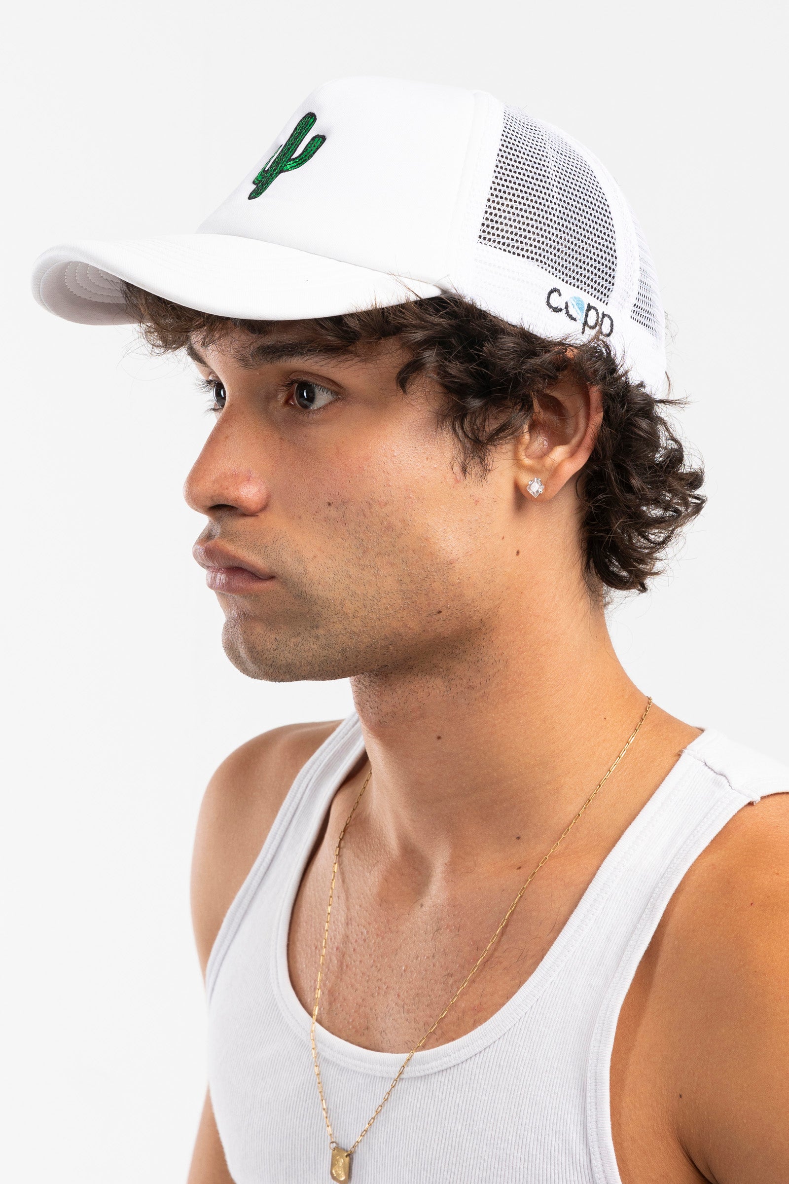 Cactus (WHITE) Trucker Cap