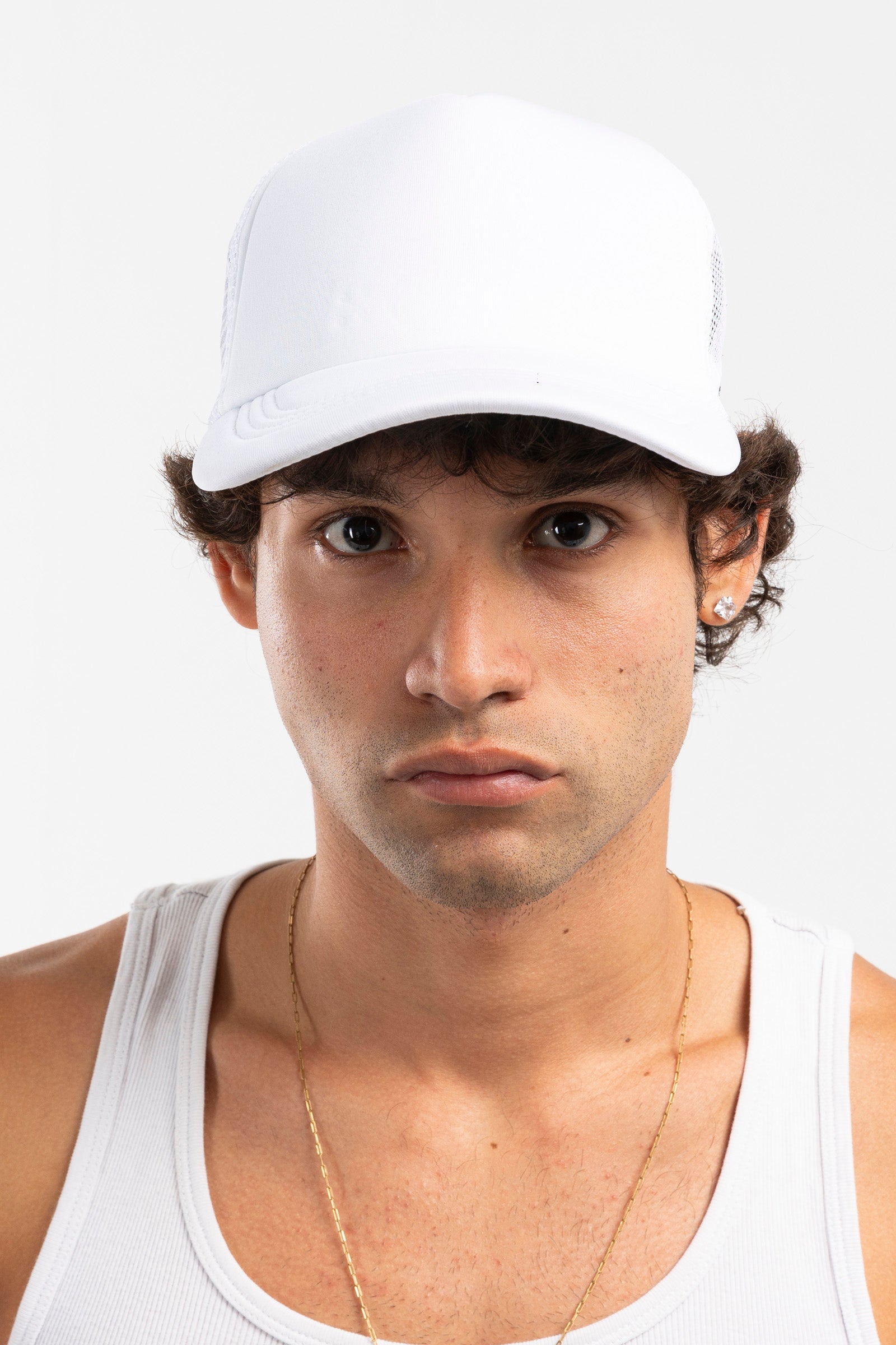 Unisex (WHITE)  Trucker Cap
