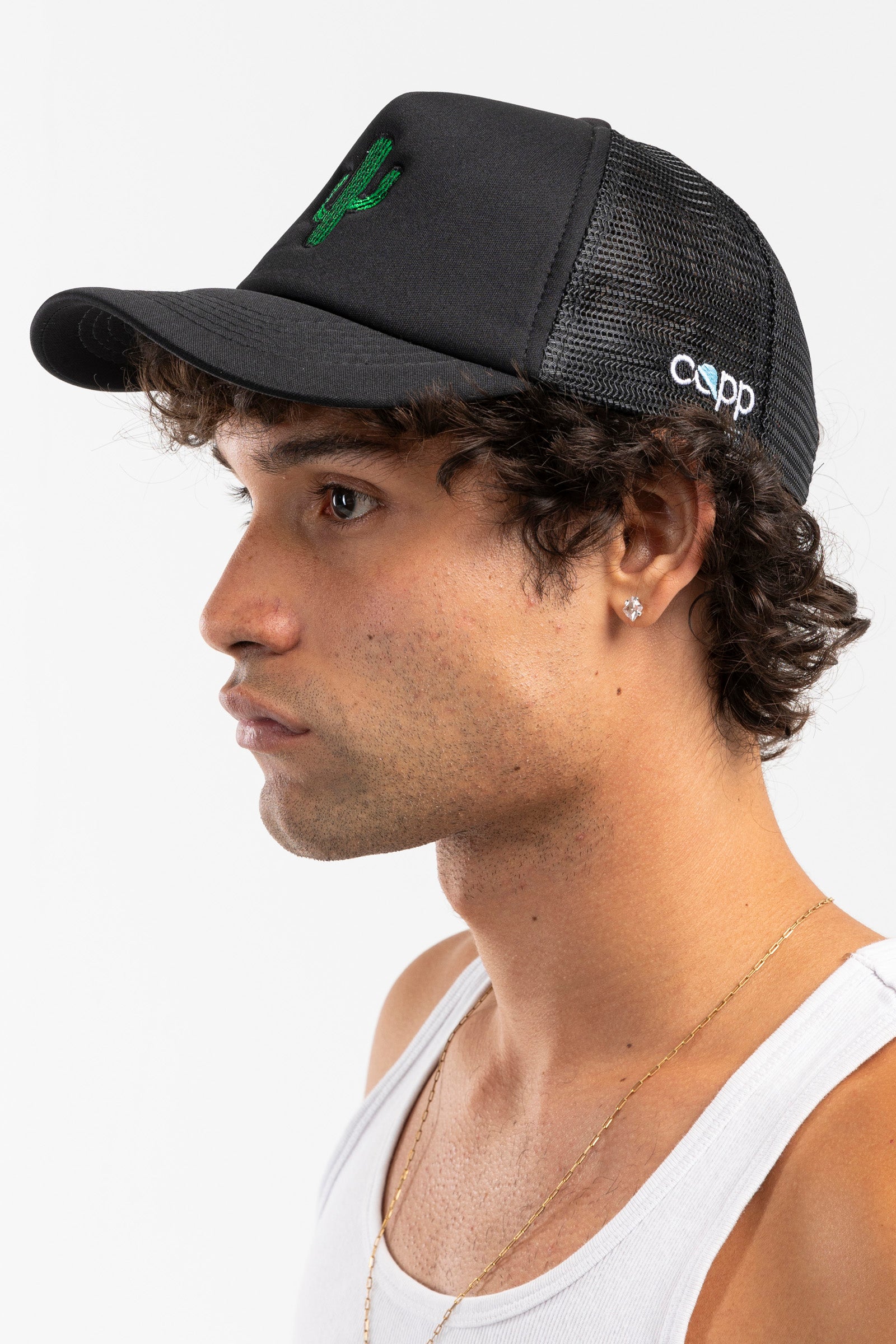 CACTUS (BLACK) Trucker Cap