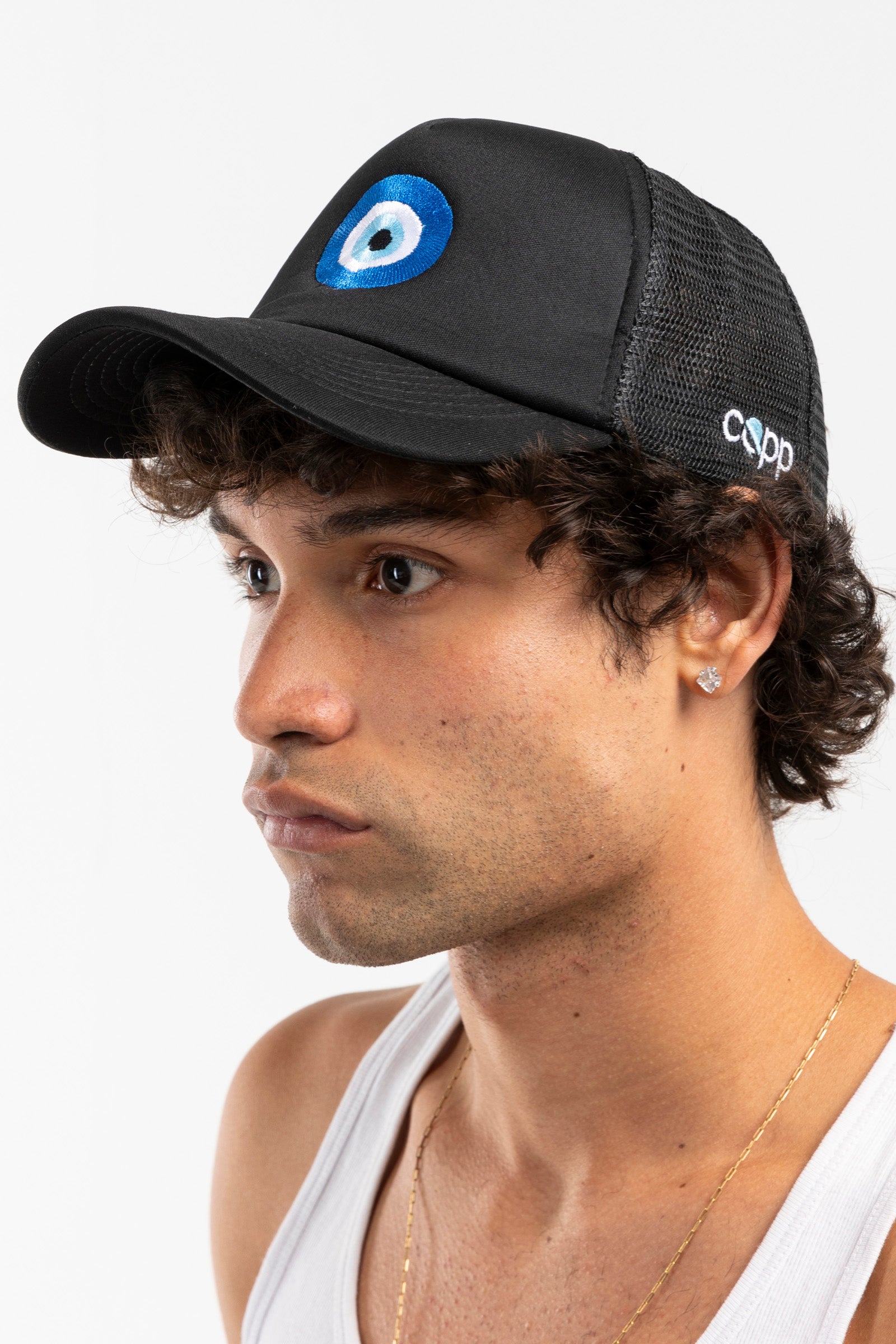 Evil Eye (BLACK)  Trucker Cap