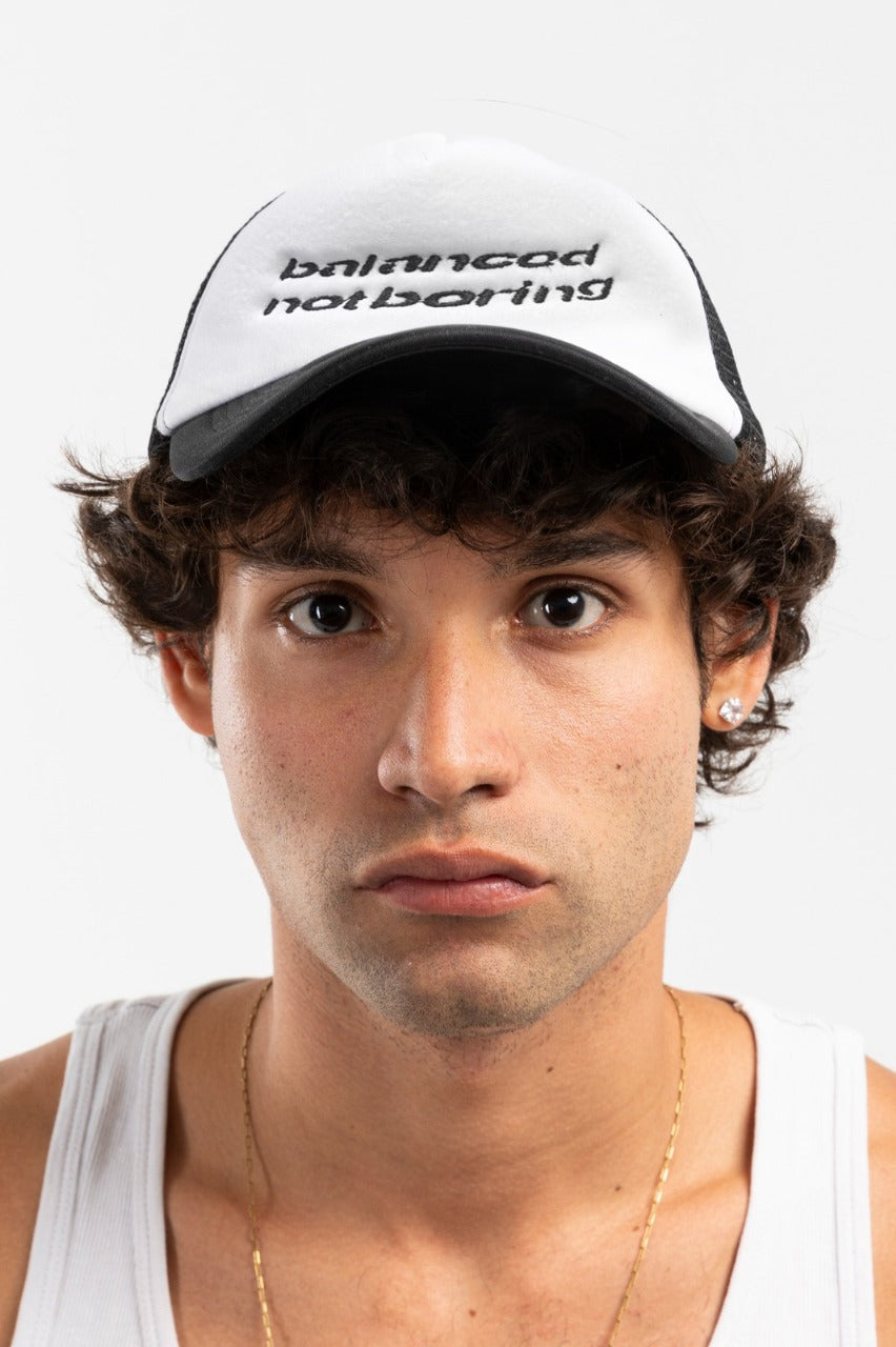 Balanced Not Boring   Trucker Cap