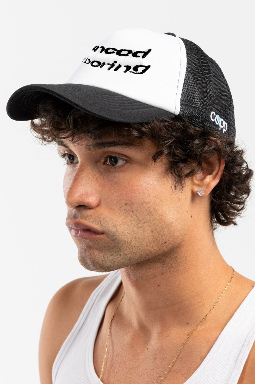 Balanced Not Boring   Trucker Cap