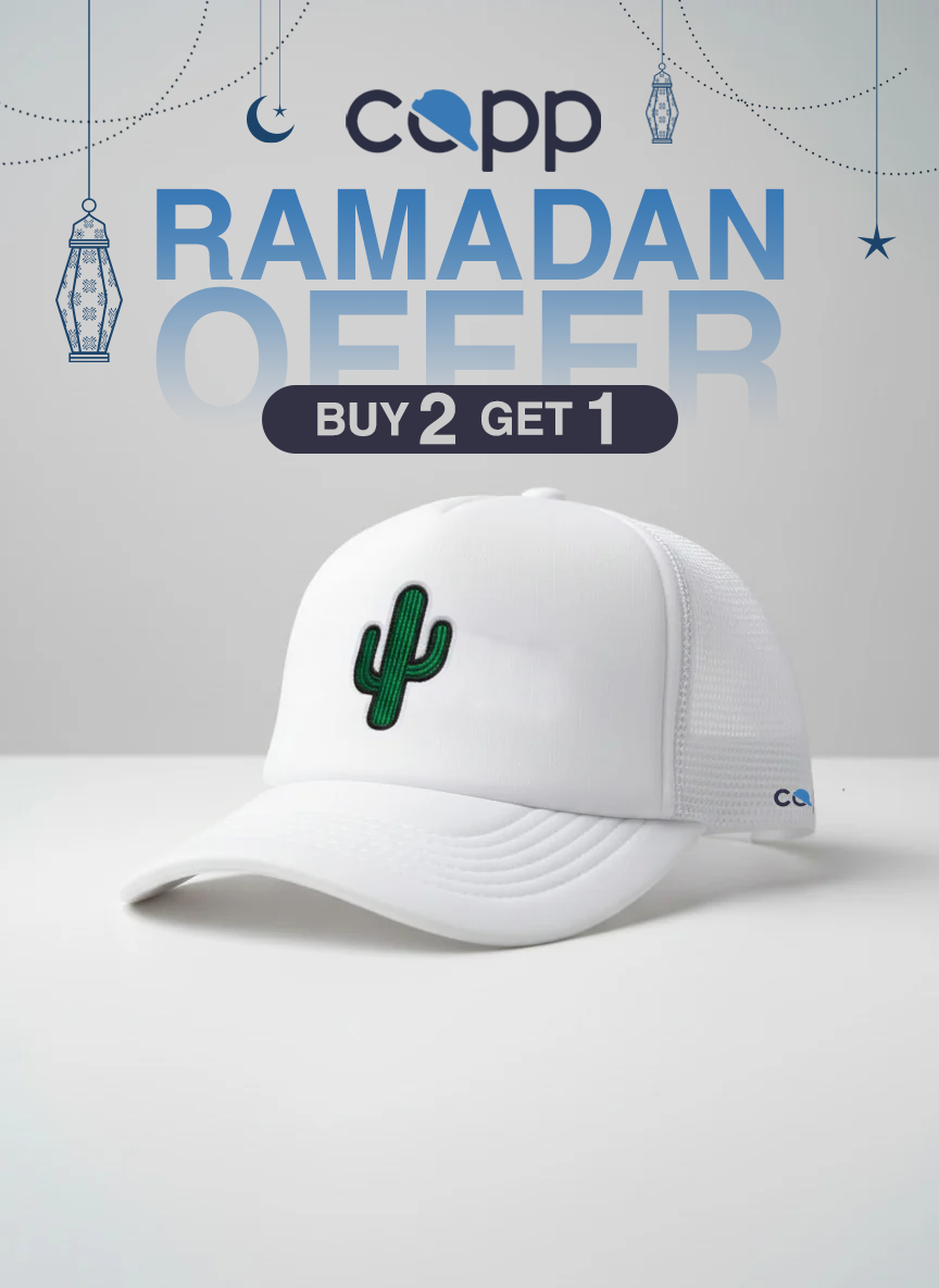 Cactus (WHITE) Trucker Cap