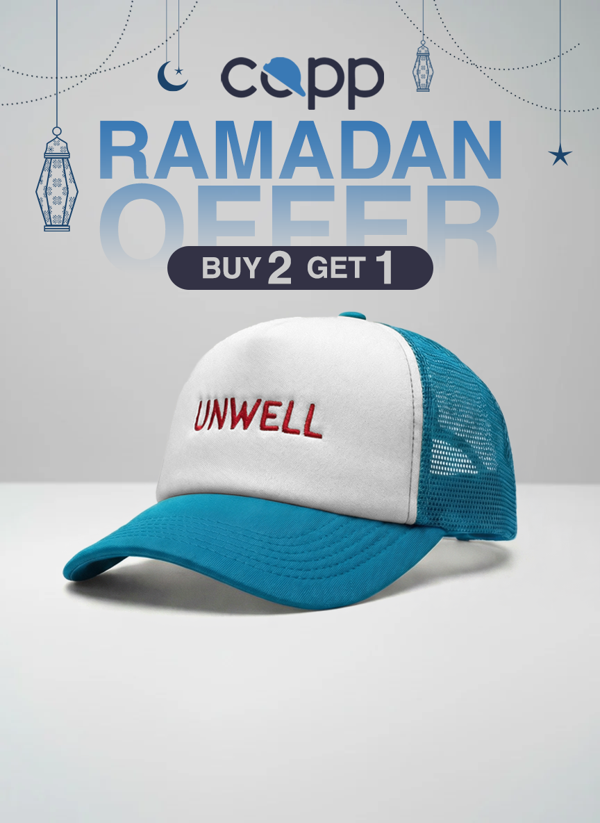 blue  unwell Trucker Cap
