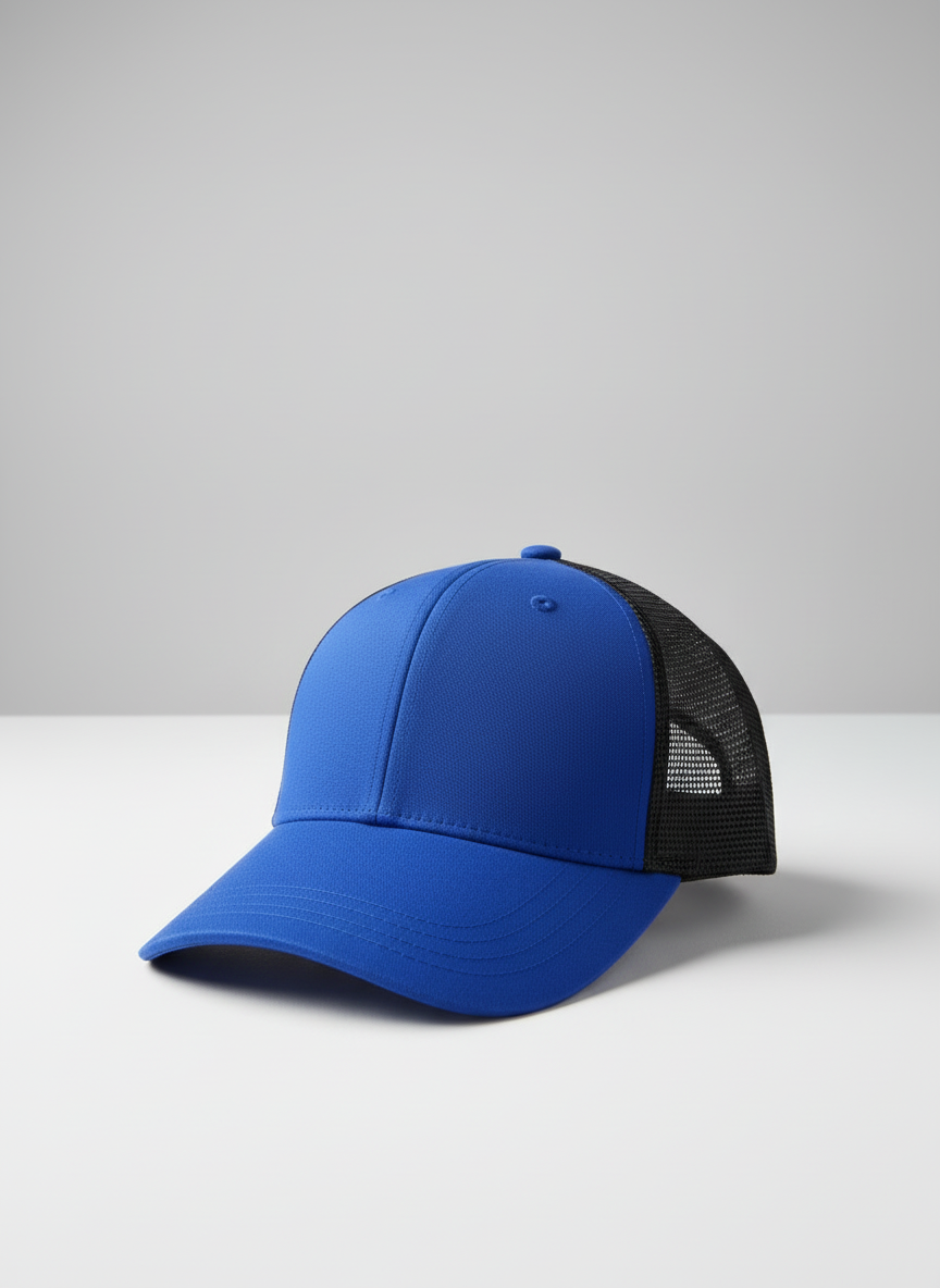 Blue X Black Cap