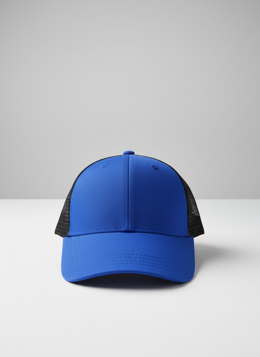 Blue X Black Cap
