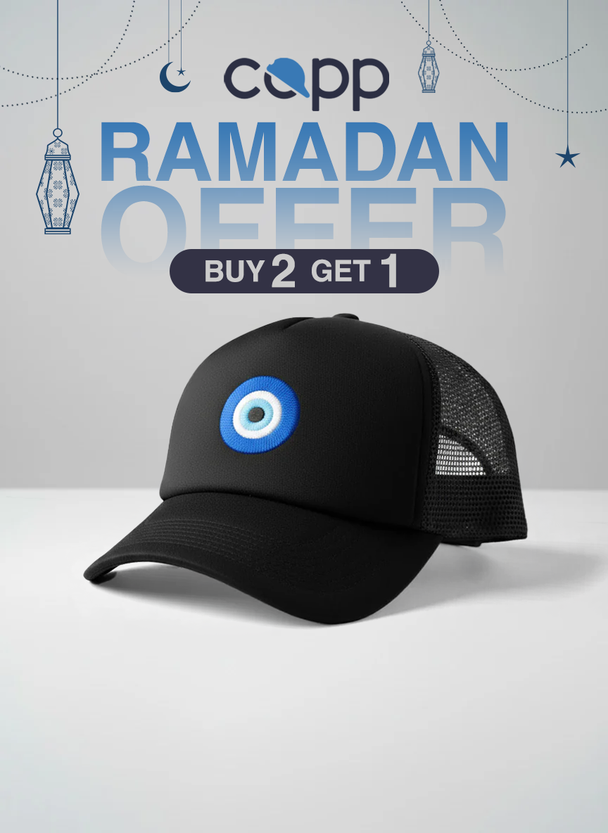 Evil Eye (BLACK)  Trucker Cap