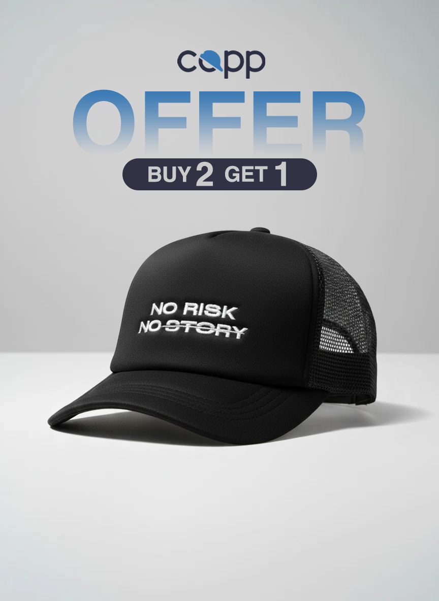 NO Risk NO Story  Trucker Cap