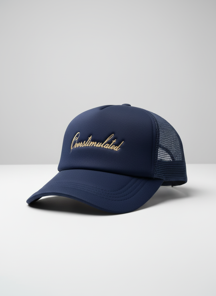 Overstimulated Trucker Cap