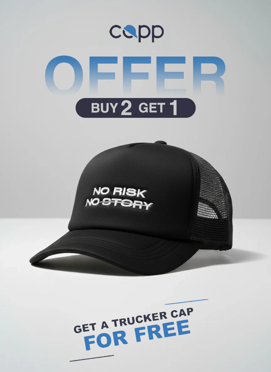 NO Risk NO Story  Trucker Cap
