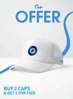 Evil Eye (WHITE) Trucker Cap