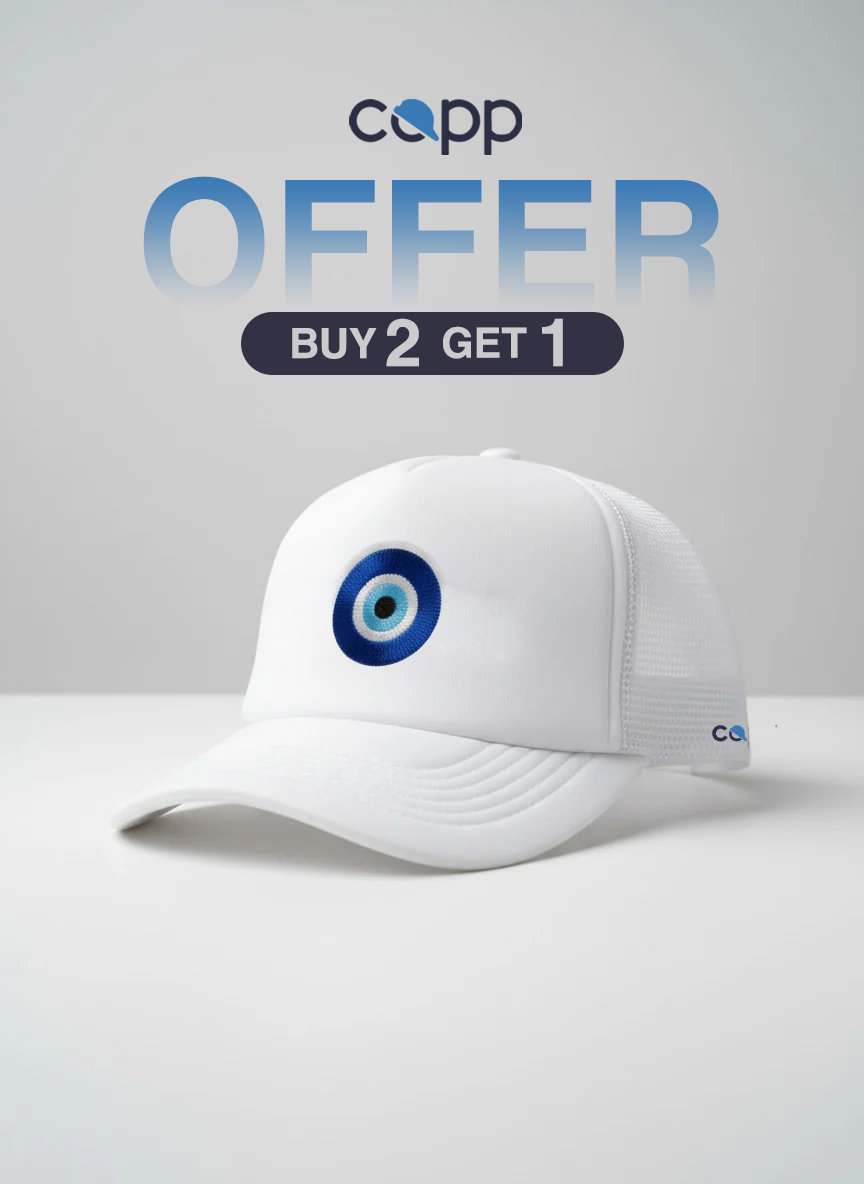 Evil Eye (WHITE) Trucker Cap