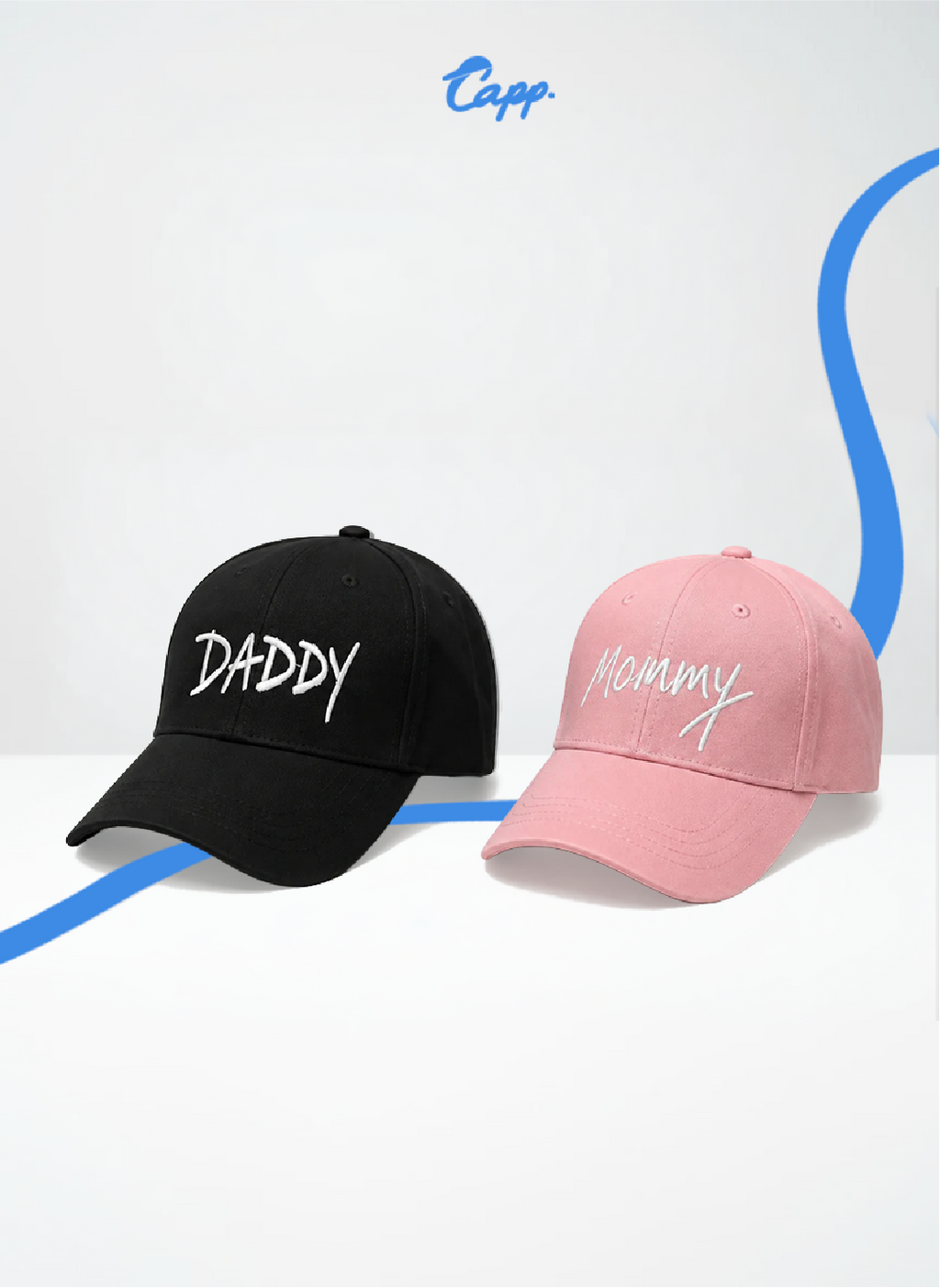 Daddy & Mommy (pink and black)