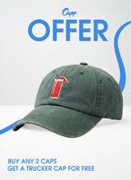 watermelon washed Green cap