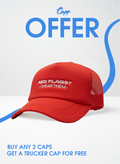 Red Flags Trucker Cap