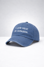 I look great on Instagram (blue)