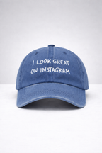 I look great on Instagram (blue)