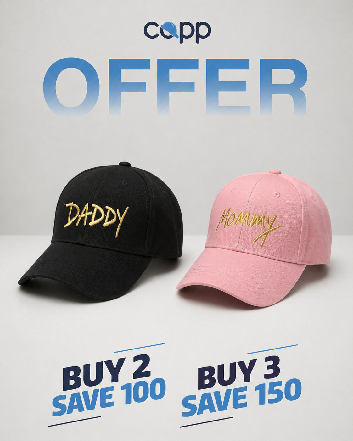 Daddy & Mommy (pink and black)