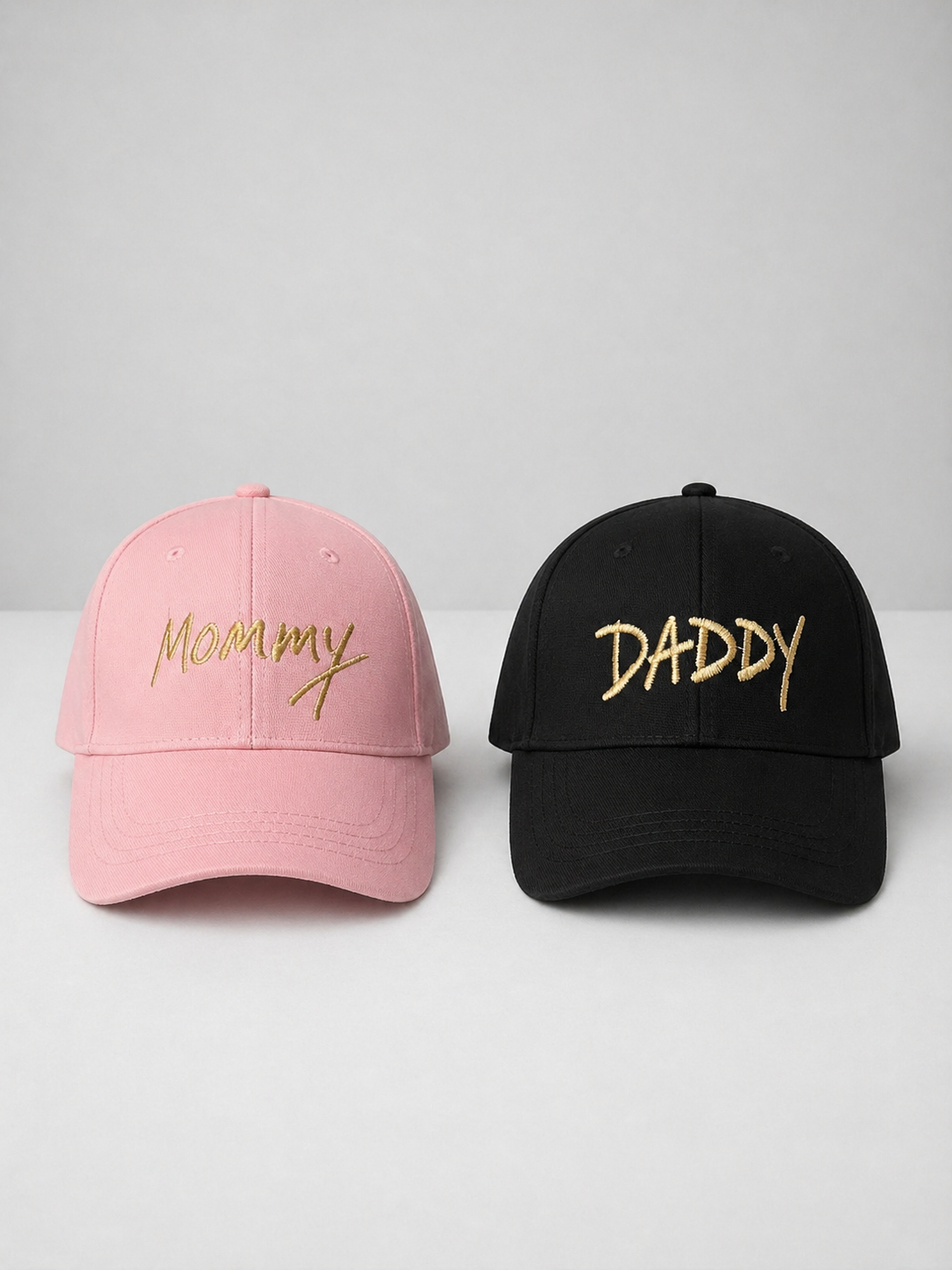 Daddy & Mommy (pink and black)