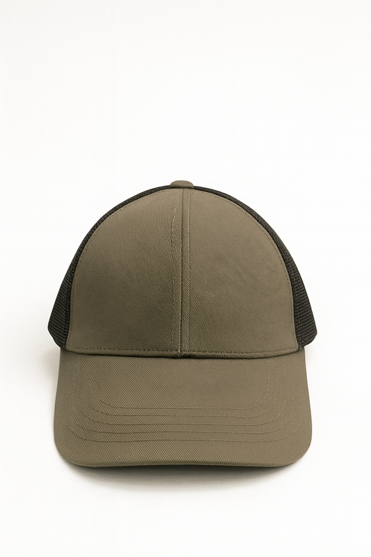 Olive Green X Black Cap