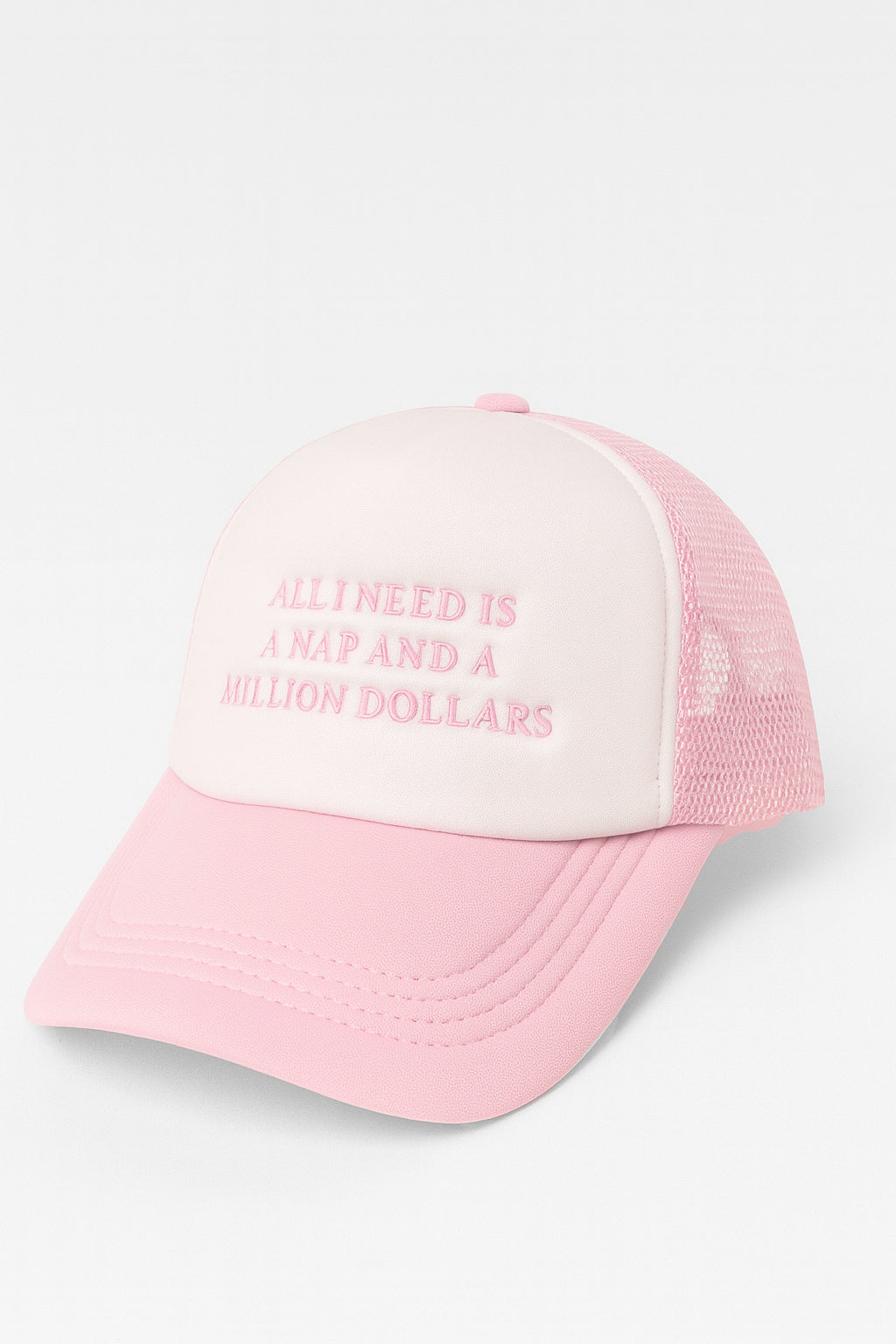 All I Need Is A Nap And A Nillion Dollars Trucker Cap
