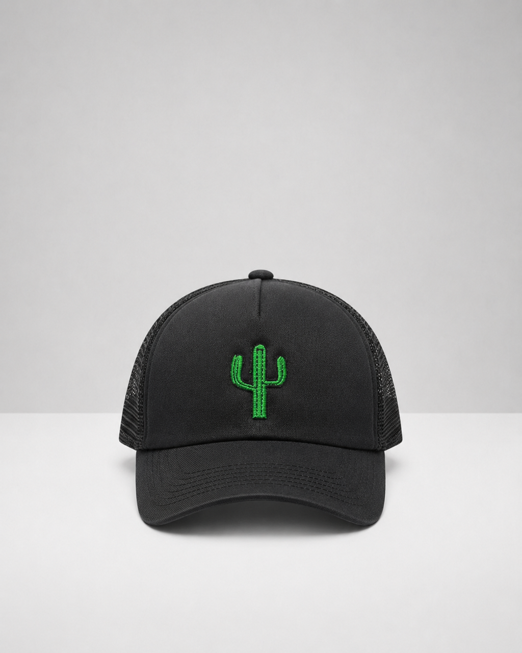 CACTUS (BLACK) Trucker Cap