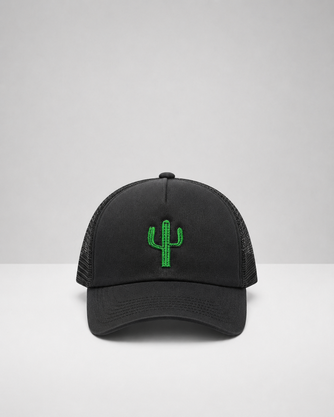 CACTUS (BLACK) Trucker Cap