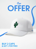 Cactus (WHITE) Trucker Cap