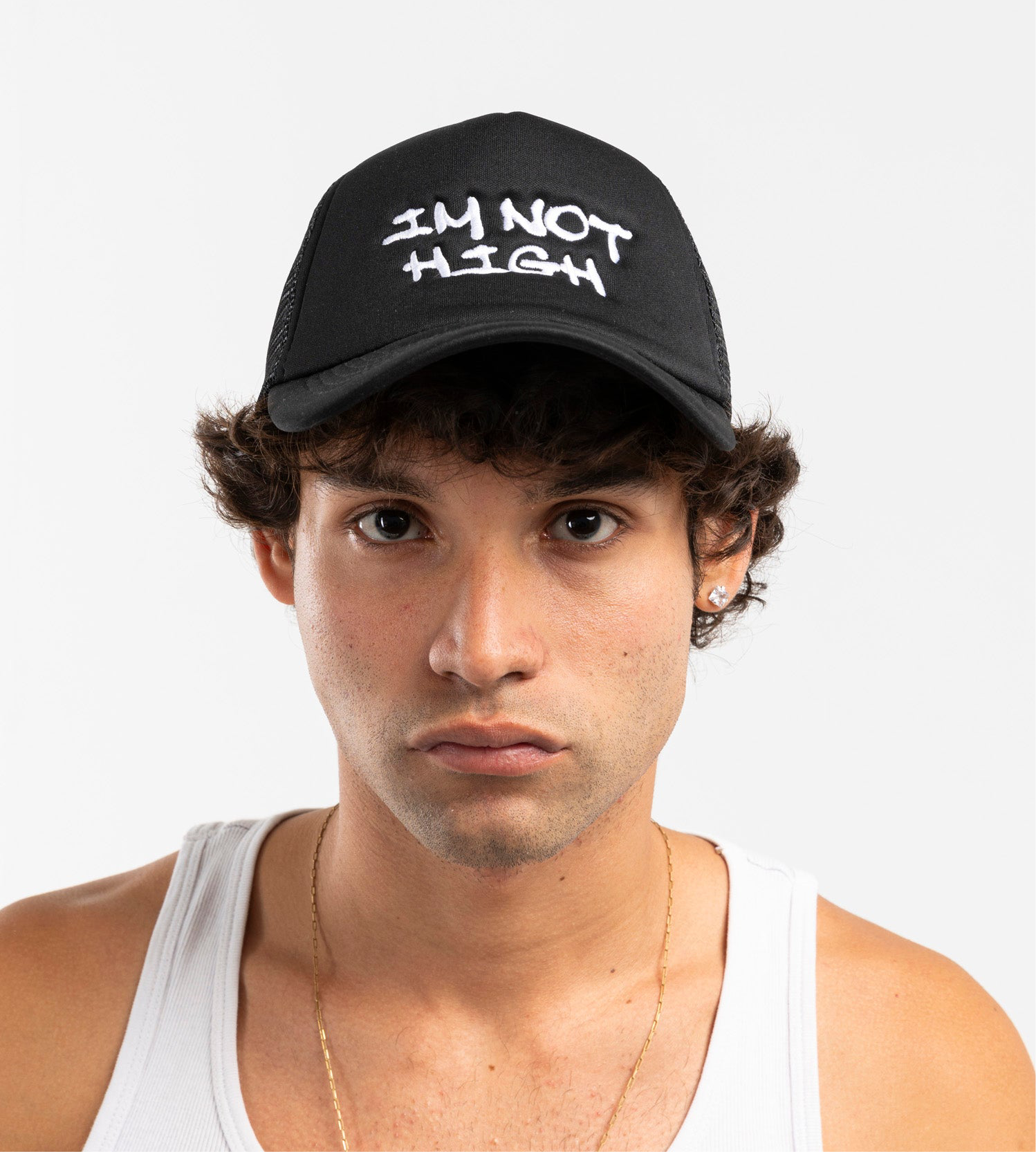 IM Not High  Trucker Cap