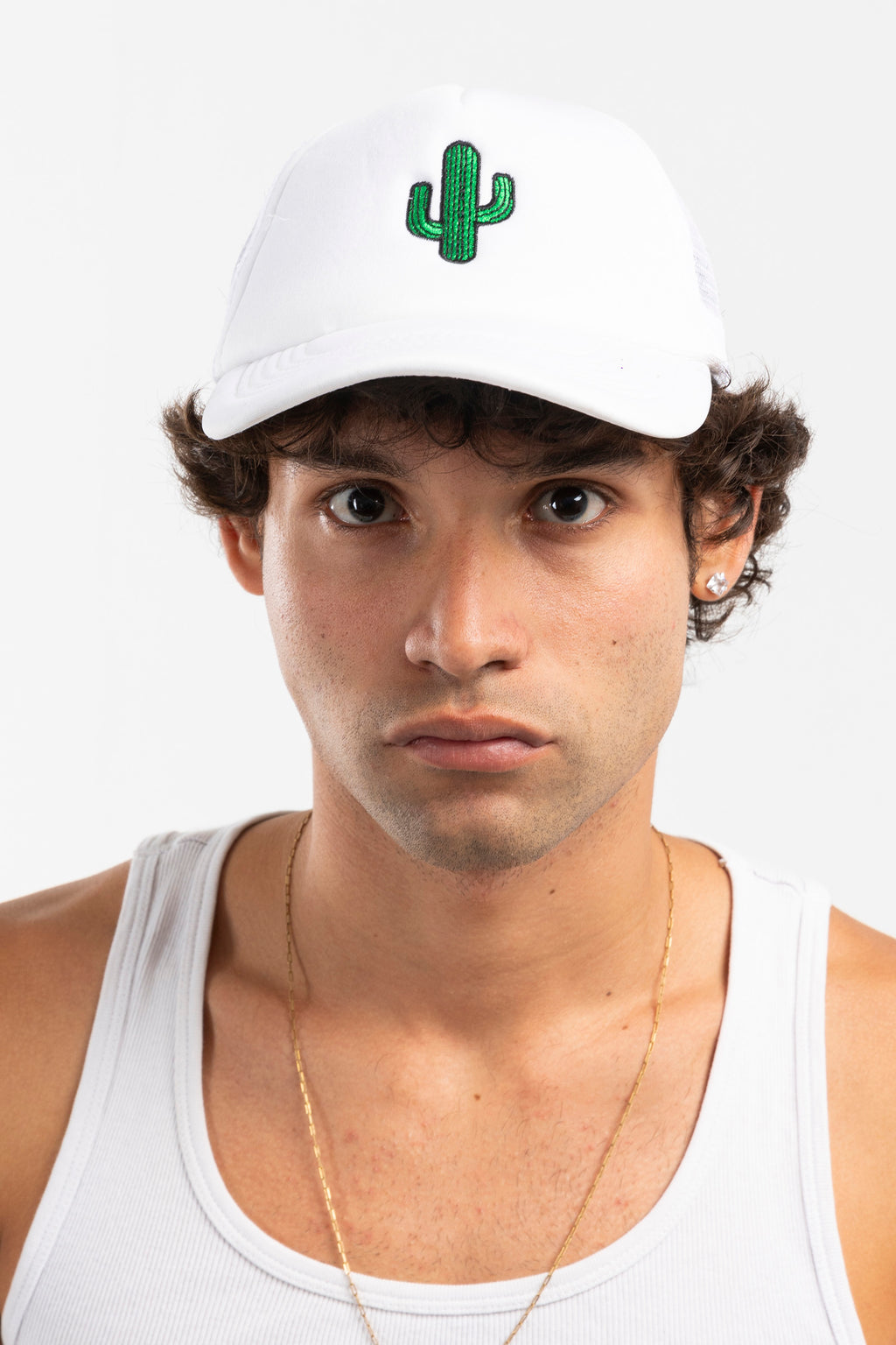 Cactus (WHITE) Trucker Cap