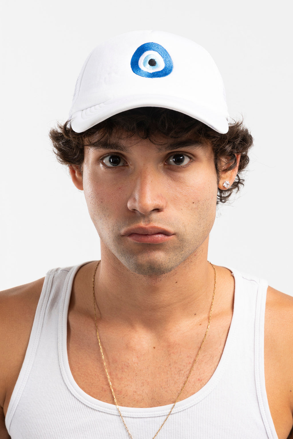 Evil Eye (WHITE) Trucker Cap