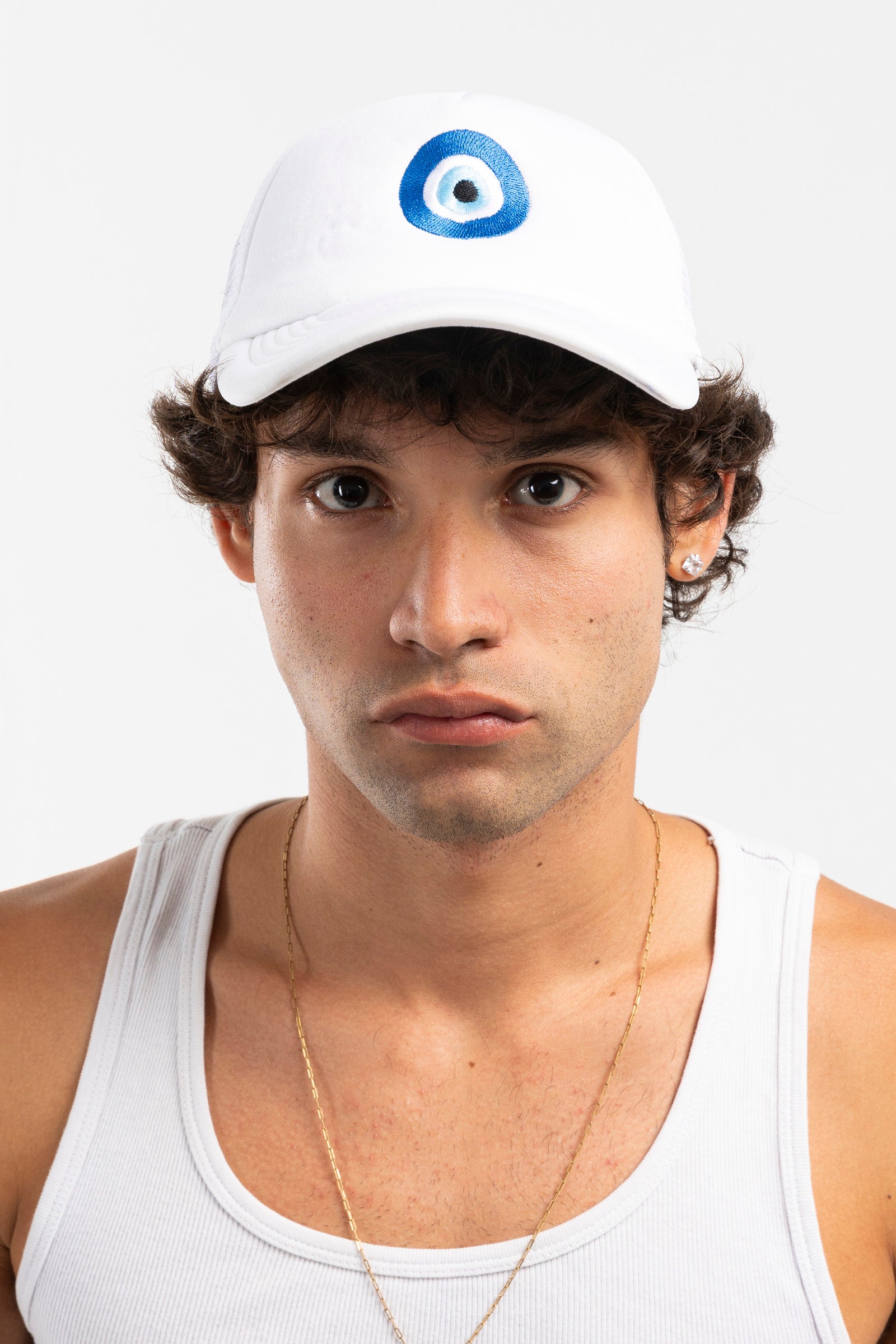 Evil Eye (WHITE) Trucker Cap
