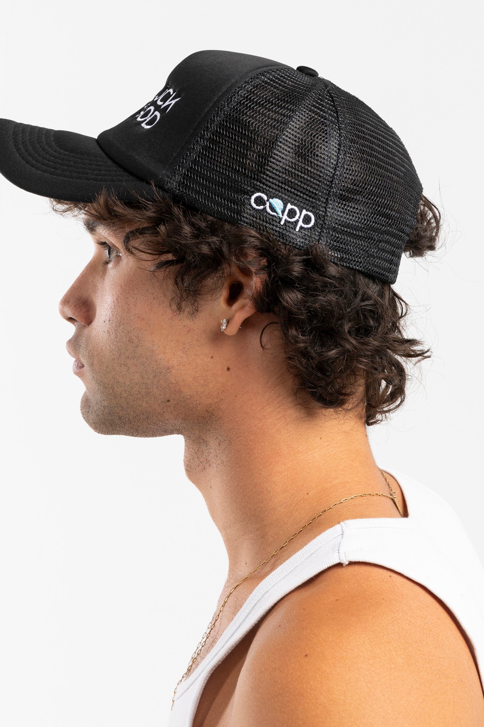 NOT Luck Just God Trucker Cap