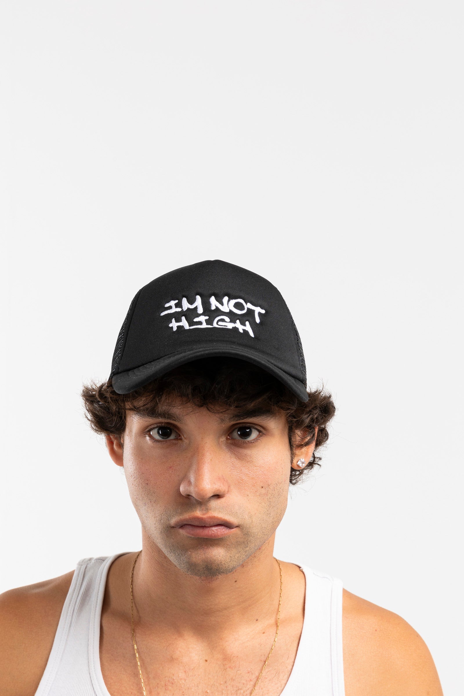 IM Not High  Trucker Cap