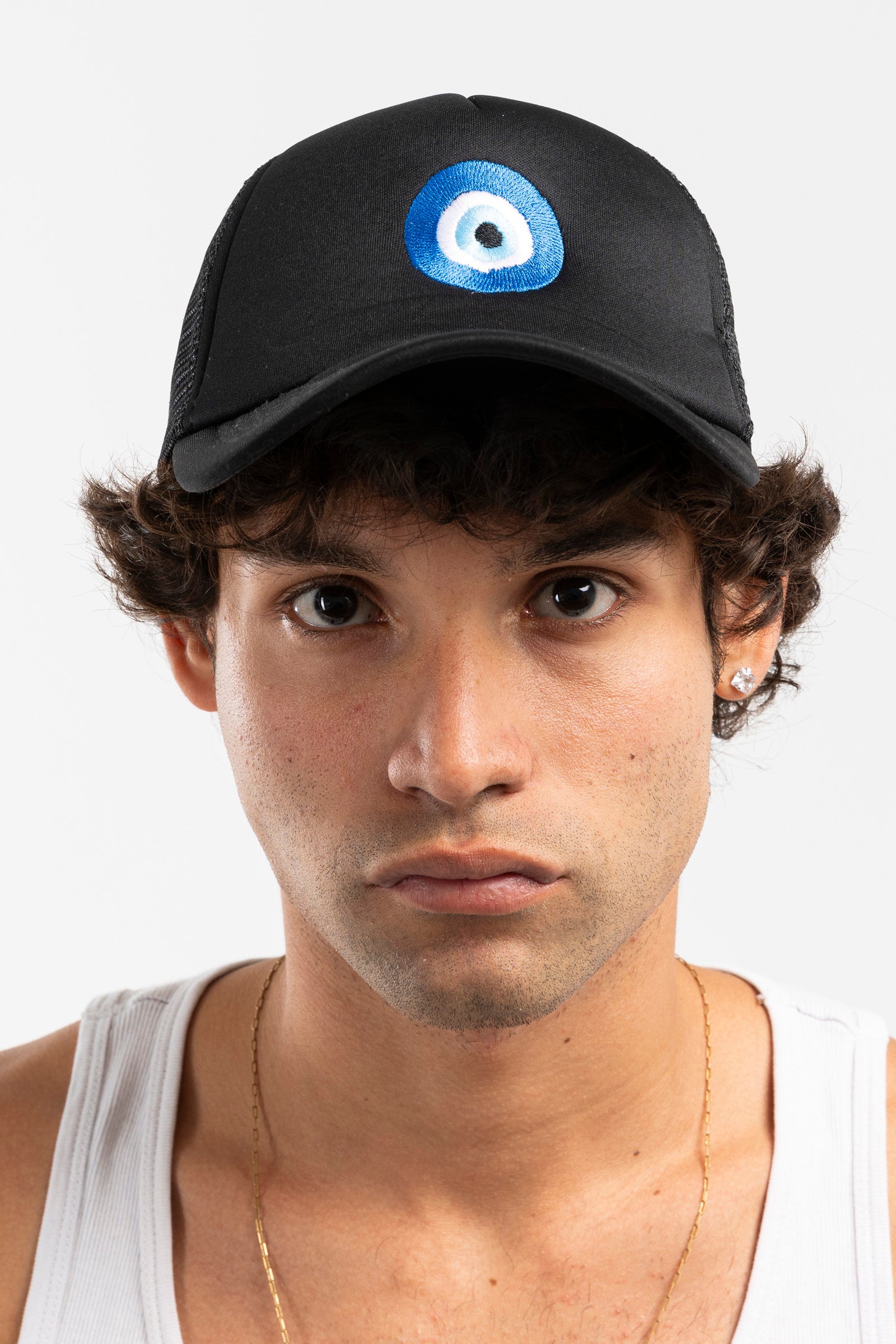 Evil Eye (BLACK)  Trucker Cap