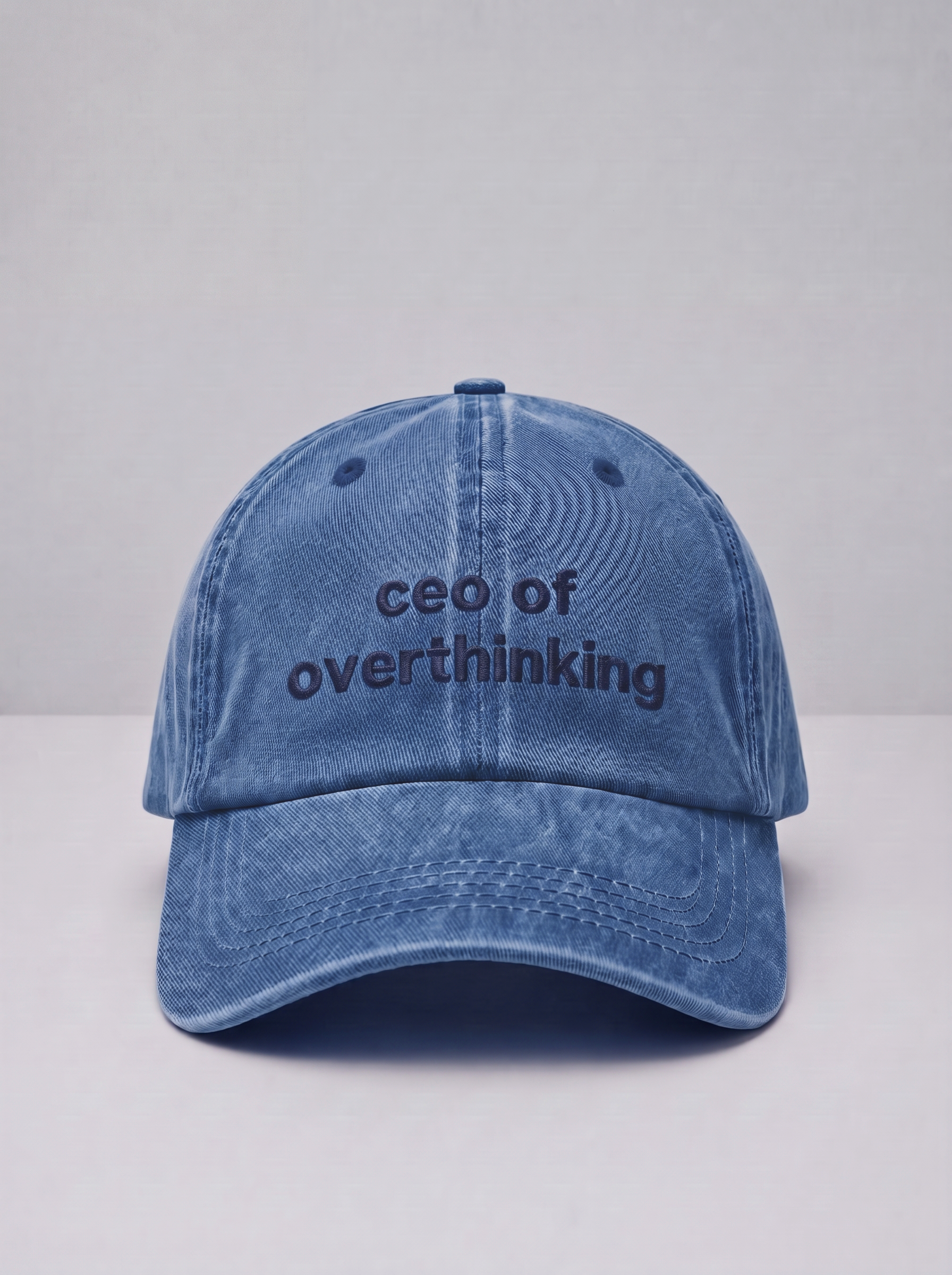 CEO of overthinking (Washed blue )