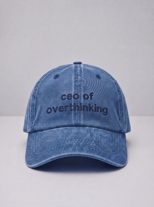 (Washed blue )CEO of overthinking