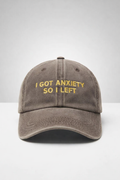 I Got Anxiety So I Left (Brown* yellow)