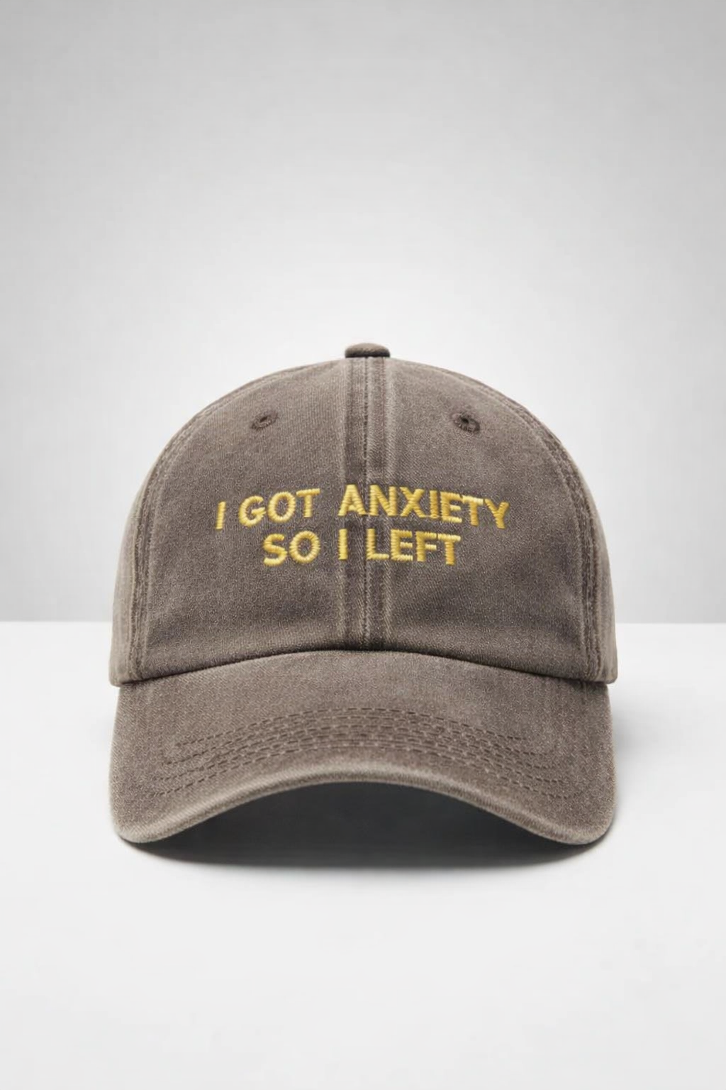 I Got Anxiety So I Left (Brown* yellow)