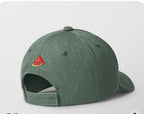 watermelon washed Green cap