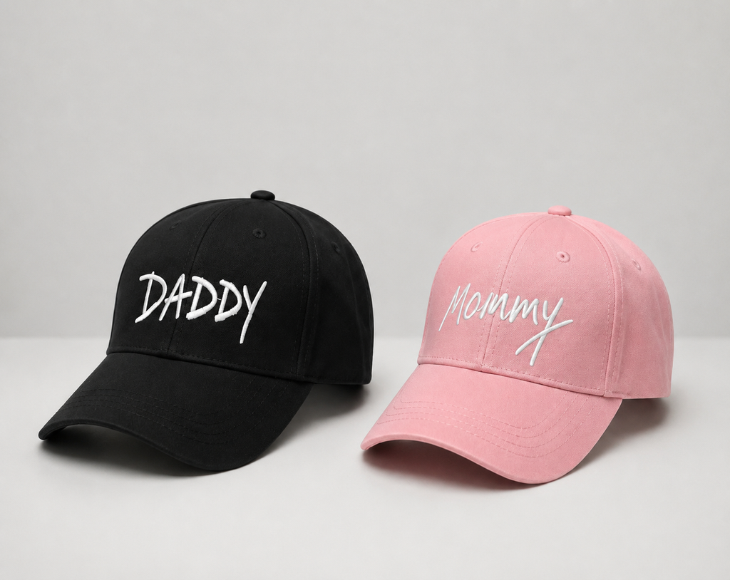 Daddy & Mommy (pink and black)