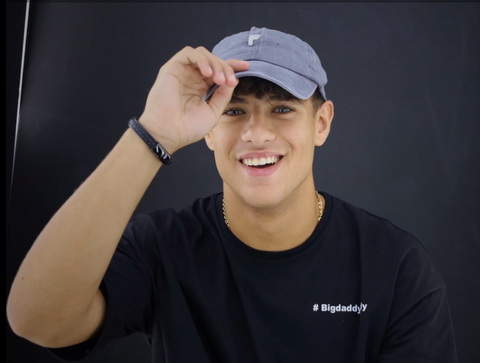 Dark Gray “F” washed cap