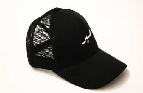 Patience Black Trucker Hat