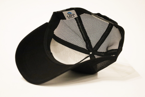 Patience Black Trucker Hat