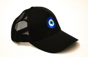 Black Evil Eye trucker cap