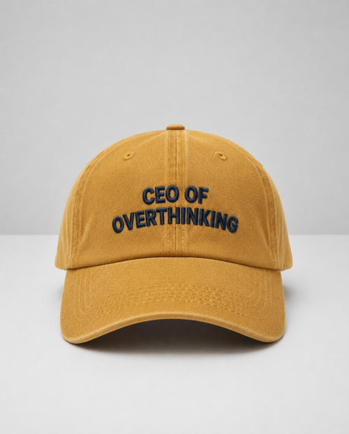 (Washed yellow) CEO of overthinking