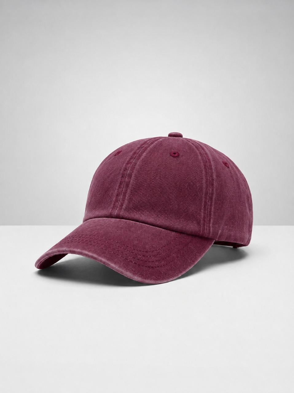 Basic Washed Burgundy