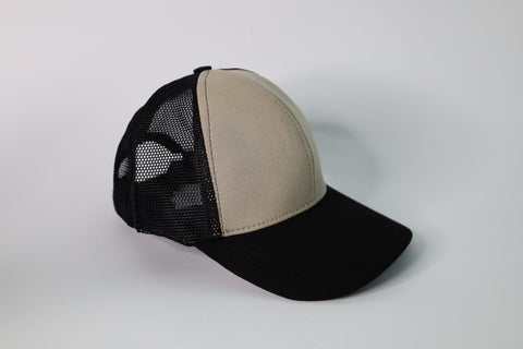 Beige x Black Trucker Cap