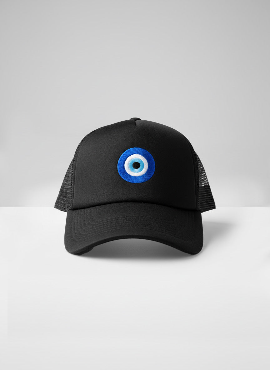 Evil Eye (BLACK)  Trucker Cap