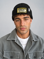 beanie warning i have no (black)